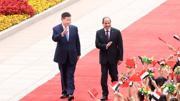 الرئيس السيسي ونظيره الصيني