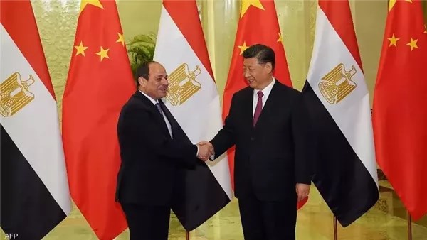 الرئيس السيسي يستقبل نظيره الصيني