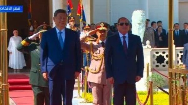 الرئيس السيسي ونظيره الصيني