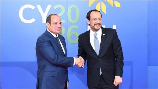 الرئيس السيسي ونظيره القبرصي