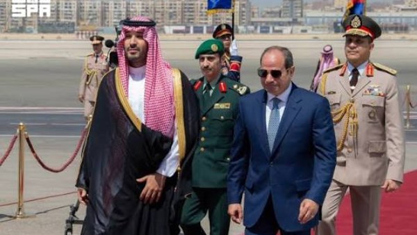 الرئيس السيسي يستقبل الأمير محمد بن سلمان